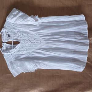 Universal Thread Angel Blouse, Pure White Sz 12P, NWOT